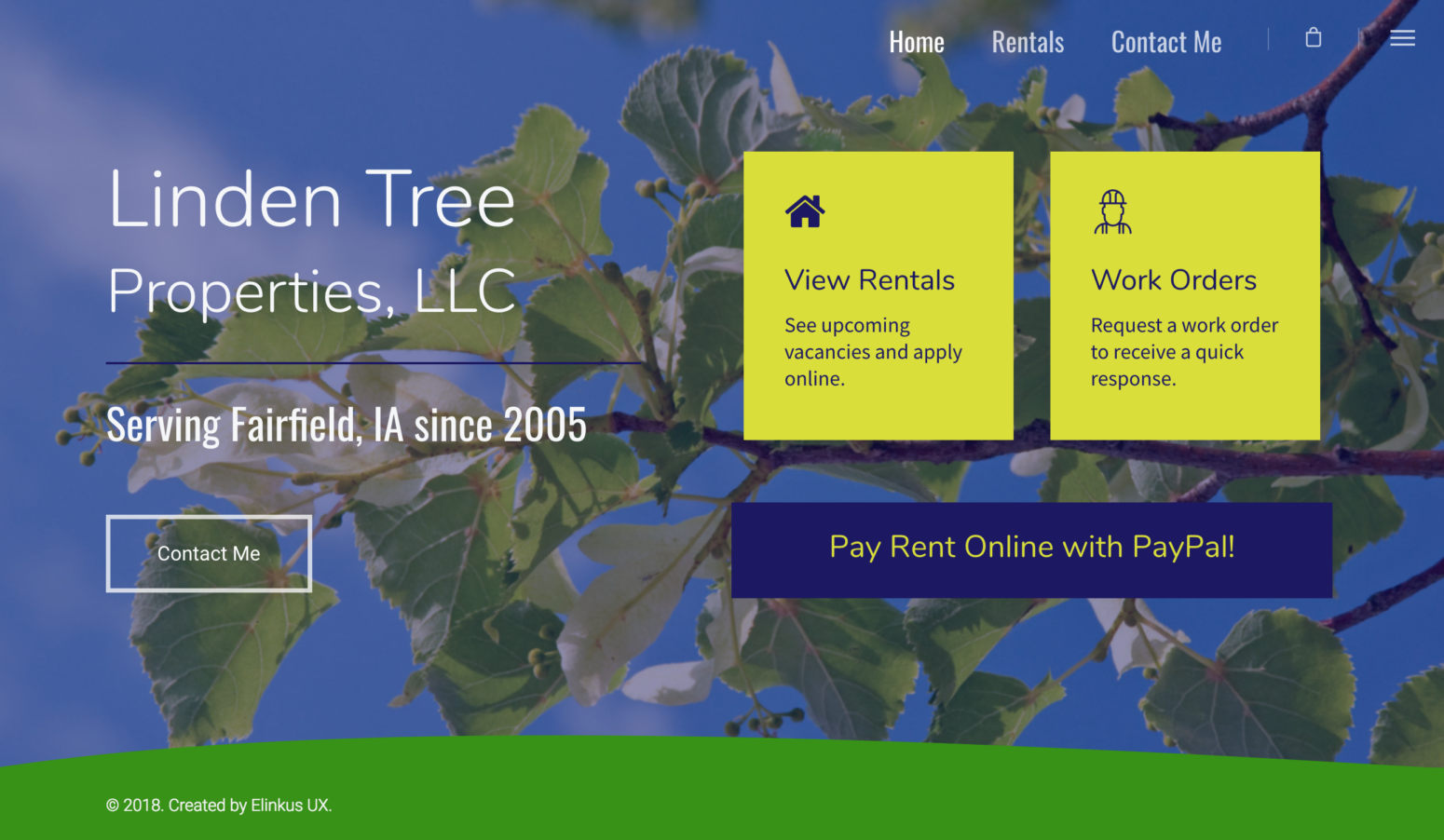 Linden Tree Properties Website Design